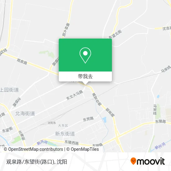 观泉路/东望街(路口)地图