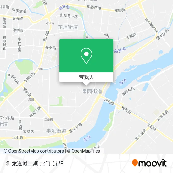 御龙逸城二期-北门地图