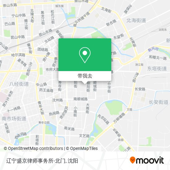 辽宁盛京律师事务所-北门地图