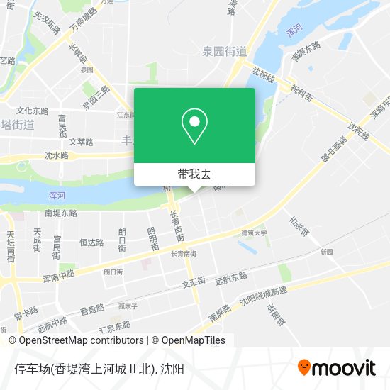 停车场(香堤湾上河城Ⅱ北)地图