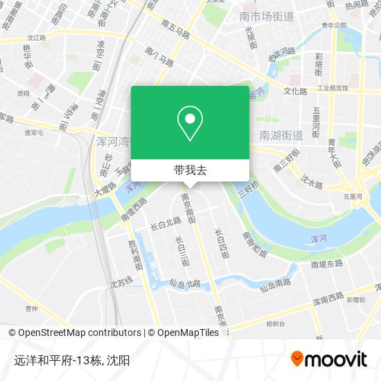 远洋和平府-13栋地图