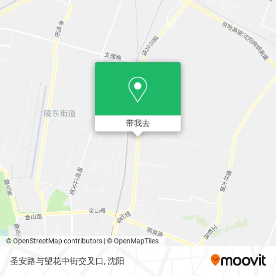 圣安路与望花中街交叉口地图