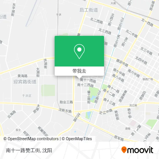 南十一路赞工街地图