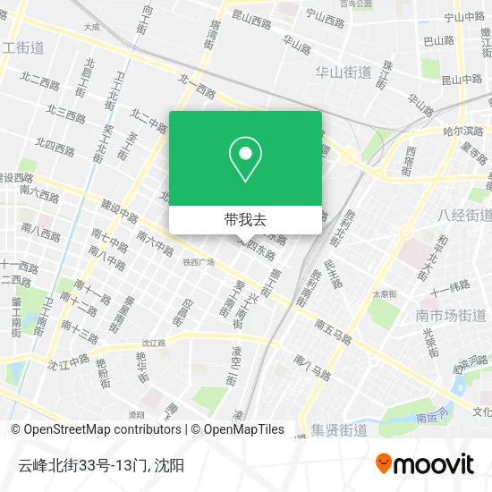 云峰北街33号-13门地图