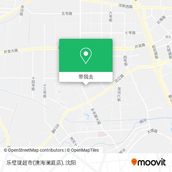 乐璧珑超市(澳海澜庭店)地图