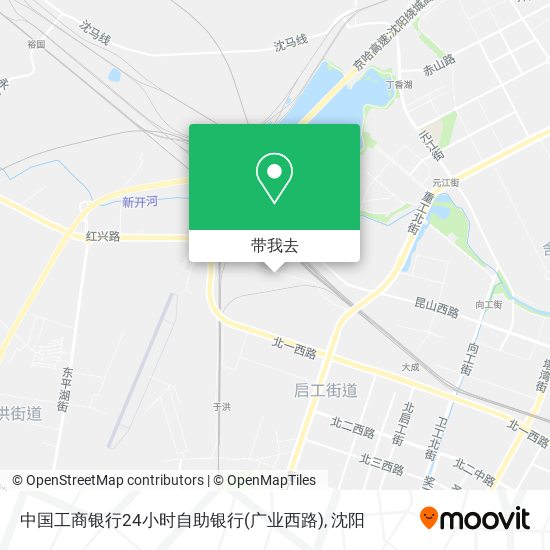中国工商银行24小时自助银行(广业西路)地图