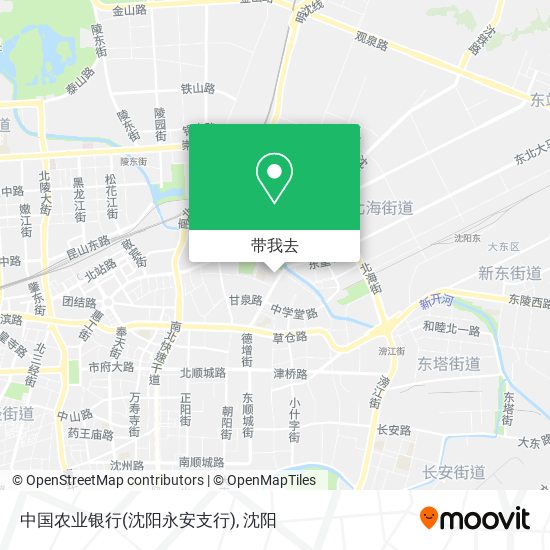 中国农业银行(沈阳永安支行)地图