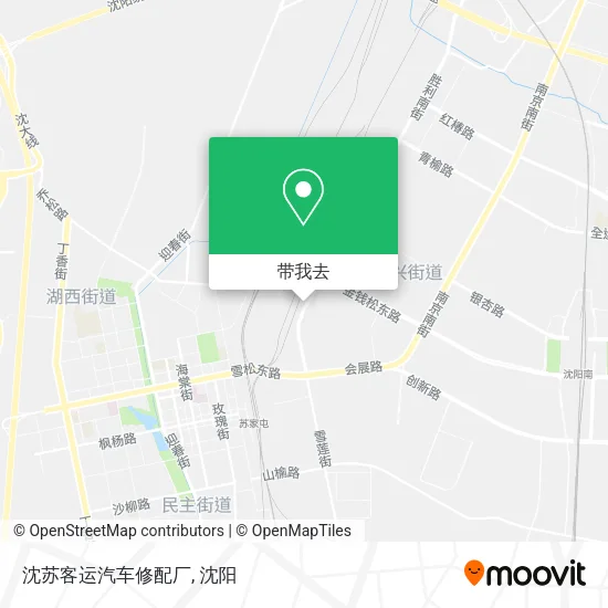 沈苏客运汽车修配厂地图