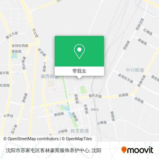 沈阳市苏家屯区客林豪斯服饰养护中心地图