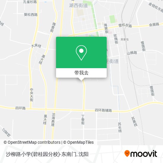 沙柳路小学(碧桂园分校)-东南门地图