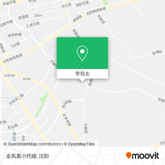 金凤凰小托辅地图