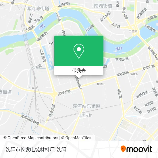沈阳市长发电缆材料厂地图