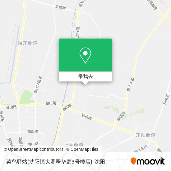 菜鸟驿站(沈阳恒大翡翠华庭3号楼店)地图