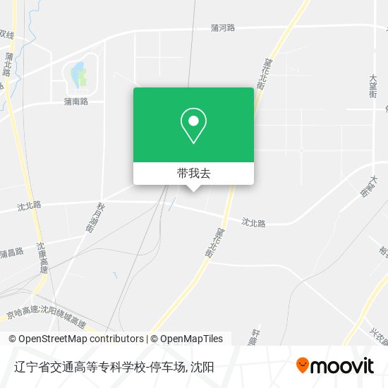 辽宁省交通高等专科学校-停车场地图