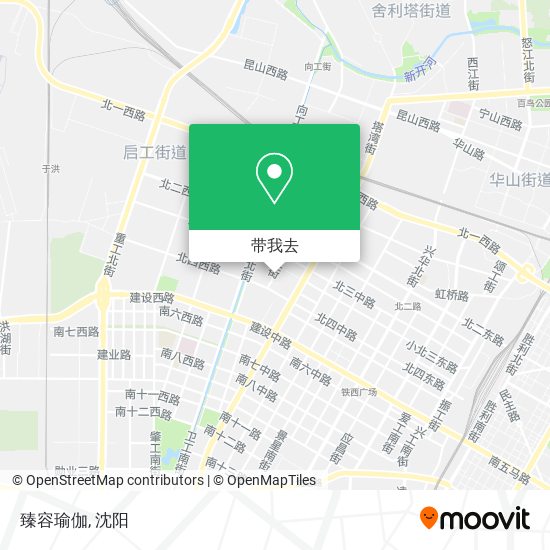 臻容瑜伽地图