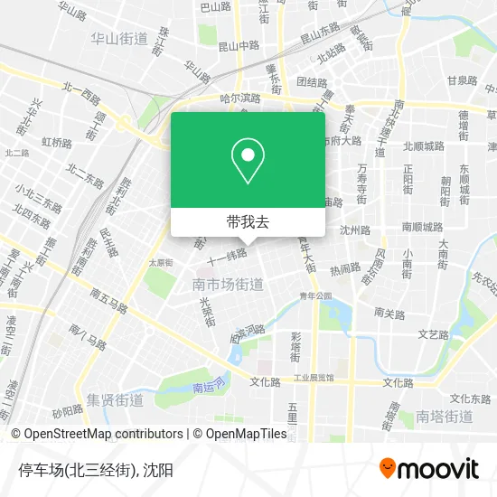 停车场(北三经街)地图