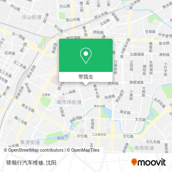 驿顺行汽车维修地图