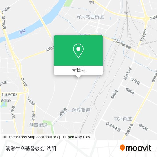 满融生命基督教会地图