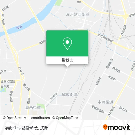 满融生命基督教会地图