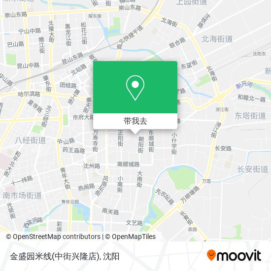 金盛园米线(中街兴隆店)地图