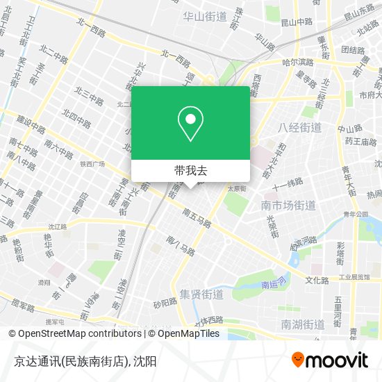 京达通讯(民族南街店)地图