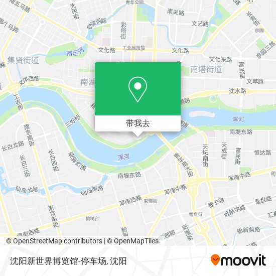沈阳新世界博览馆-停车场地图