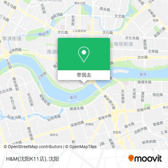 H&M(沈阳K11店)地图