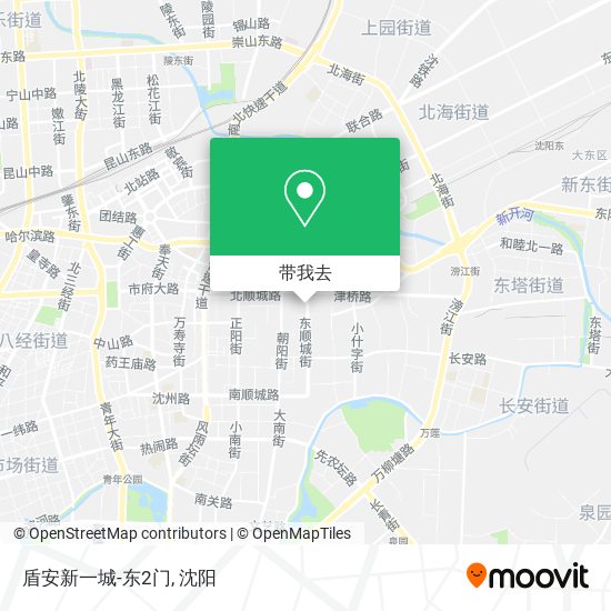 盾安新一城-东2门地图
