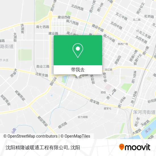 沈阳精隆诚暖通工程有限公司地图