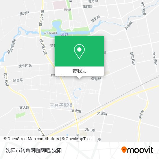 沈阳市转角网咖网吧地图