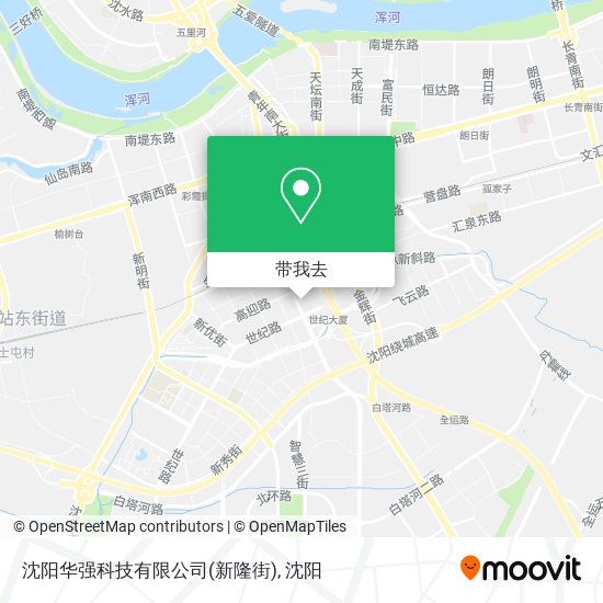 沈阳华强科技有限公司(新隆街)地图