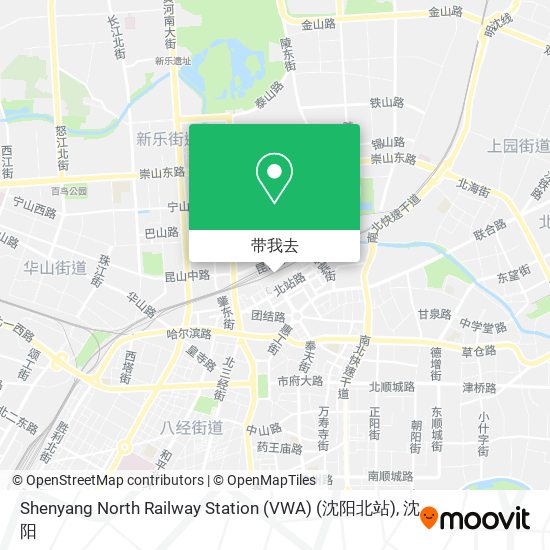 Shenyang North Railway Station (VWA) (沈阳北站)地图