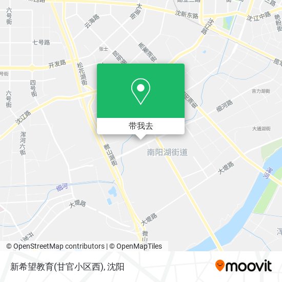 新希望教育(甘官小区西)地图