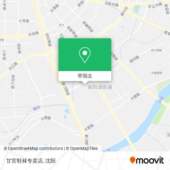 甘官鞋袜专卖店地图
