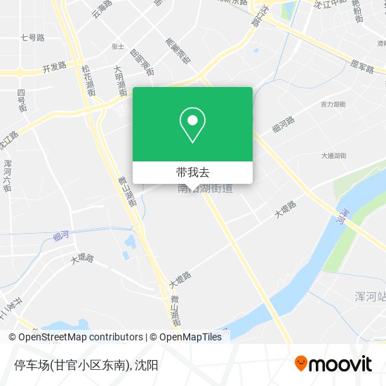 停车场(甘官小区东南)地图