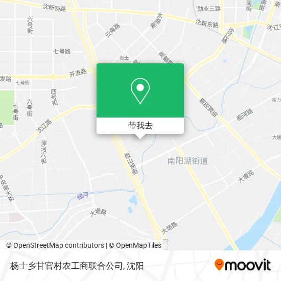 杨士乡甘官村农工商联合公司地图