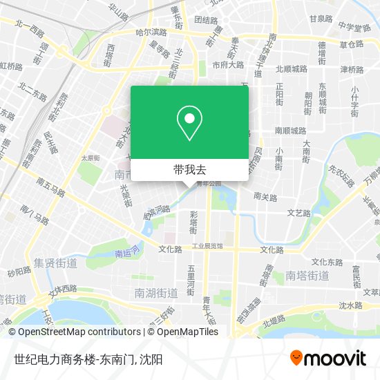 世纪电力商务楼-东南门地图