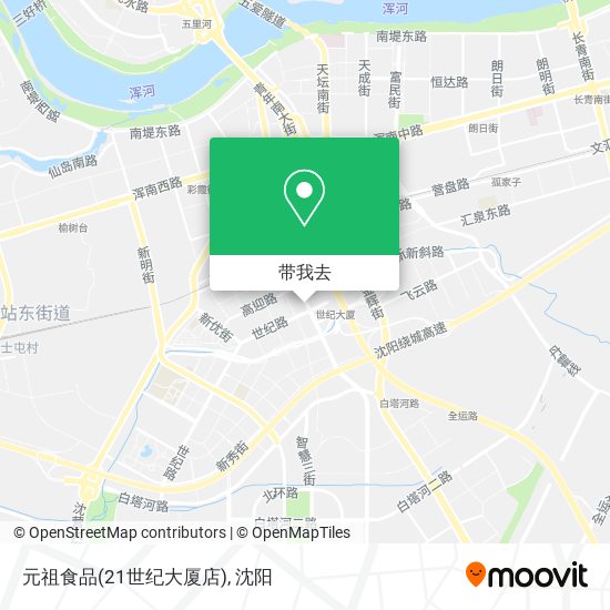 元祖食品(21世纪大厦店)地图