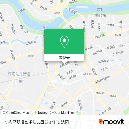 小海豚双语艺术幼儿园(东南门)地图