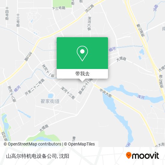 山高尔特机电设备公司地图