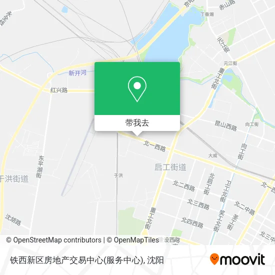 铁西新区房地产交易中心(服务中心)地图