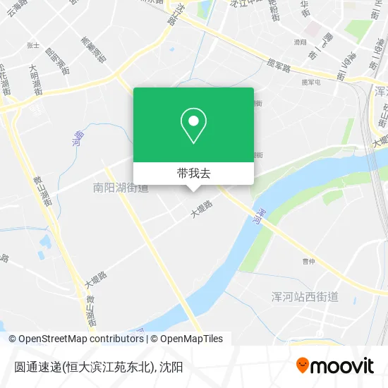 圆通速递(恒大滨江苑东北)地图