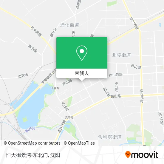 恒大御景湾-东北门地图