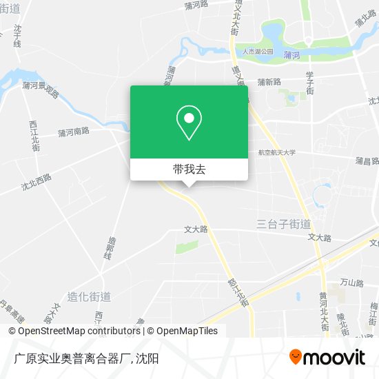 广原实业奥普离合器厂地图