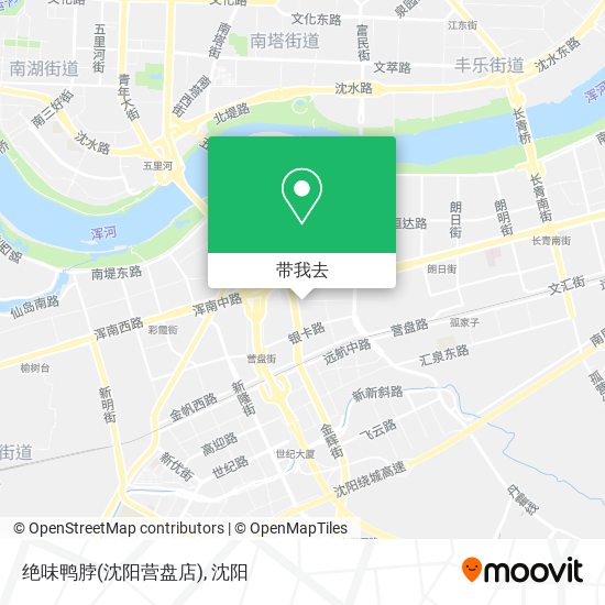 绝味鸭脖(沈阳营盘店)地图