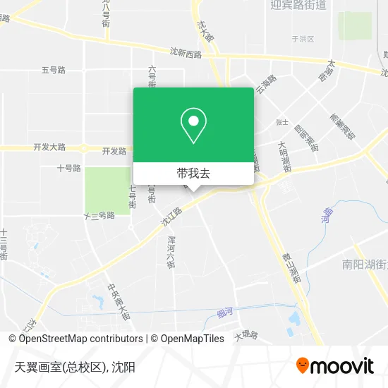 天翼画室(总校区)地图
