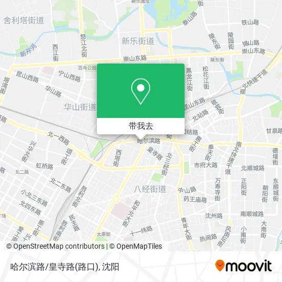 哈尔滨路/皇寺路(路口)地图