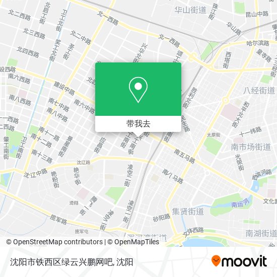 沈阳市铁西区绿云兴鹏网吧地图