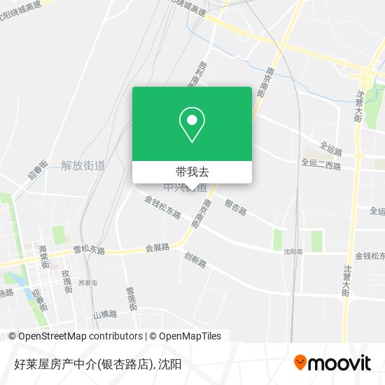 好莱屋房产中介(银杏路店)地图