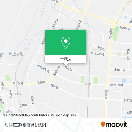 时尚芭莎(银杏路)地图
